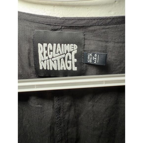 Reclaimed vintage teired long sleeve mini dress womens 2 whimsigoth witchy fairy - Picture 3 of 8